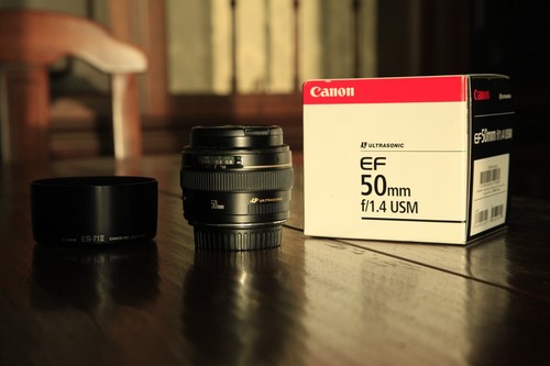 Obiettivo canon 50mm - canon, f/1.4
